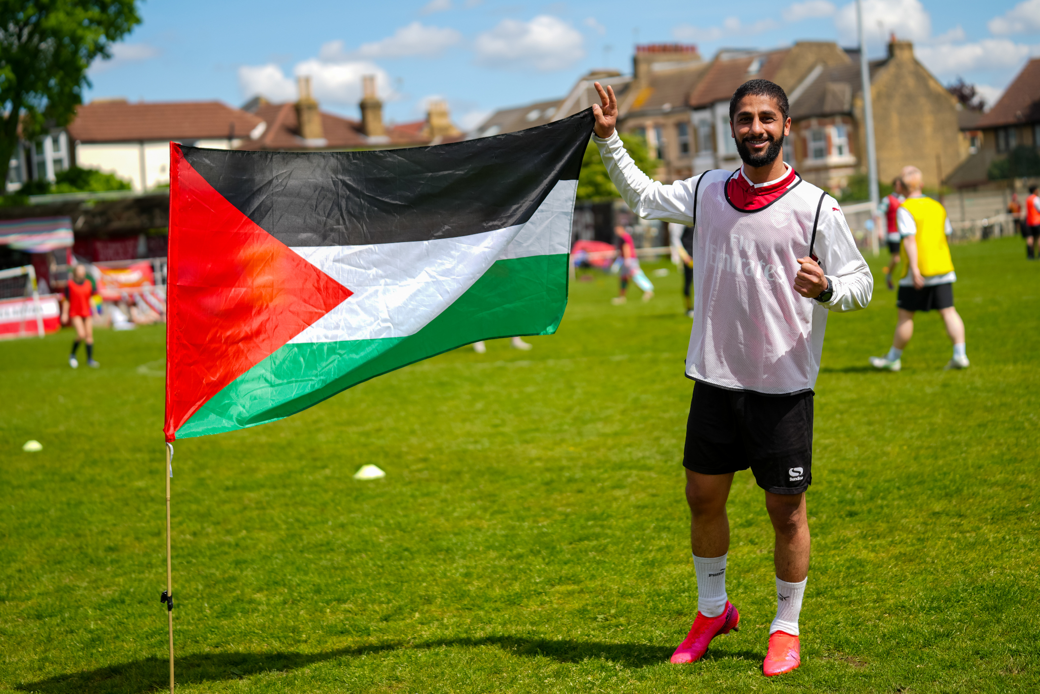 Clapton Community Football Club and Football For Palestine organised a tournament